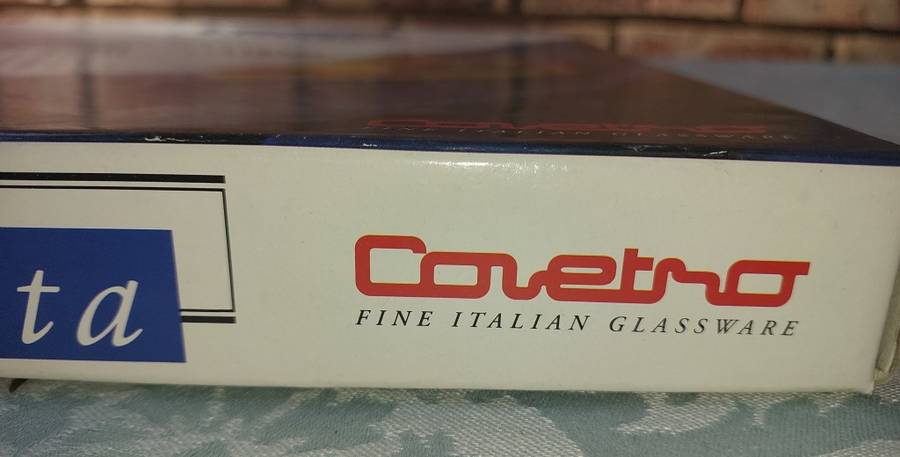 A BEAUTIFULL CORVETRO ITALIAN GLASS CAKE PLATTER