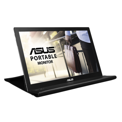 ASUS 15.6` Portable USB Monitor - HD, USB-powered, Ultra-slim with Smart Case