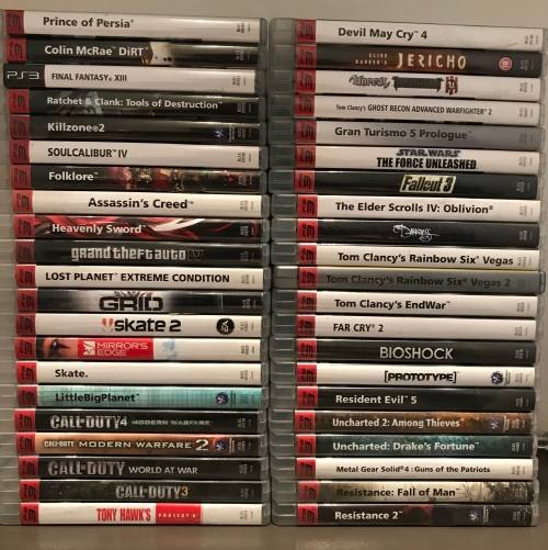 PS3 Games Bundle (42 Titles)