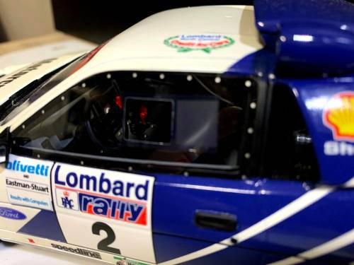 OTTO-MOBILE - FORD ENGLAND - ESCORT RS200 Gr.B N 2 RALLY RAC LOMBARD 1986 T.BLOMQVIST - B.BERGLUND