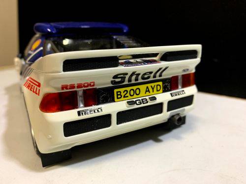OTTO-MOBILE - FORD ENGLAND - ESCORT RS200 Gr.B N 2 RALLY RAC LOMBARD 1986 T.BLOMQVIST - B.BERGLUND