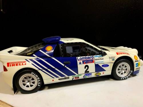 OTTO-MOBILE - FORD ENGLAND - ESCORT RS200 Gr.B N 2 RALLY RAC LOMBARD 1986 T.BLOMQVIST - B.BERGLUND