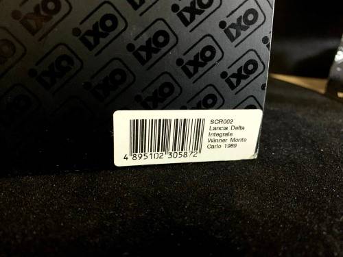IXO-MODELS - LANCIA - DELTA INTEGRALE MARTINI 8V N 4 WINNER RALLY MONTECARLO 1989 M.BIASION T.SIVIER