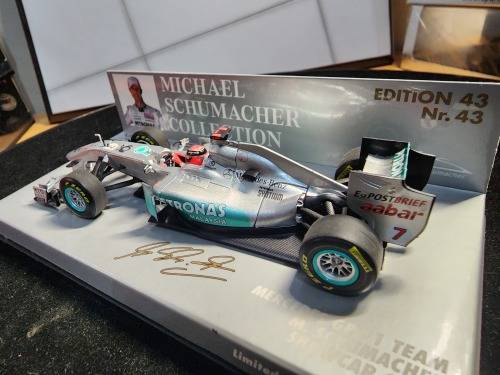 Michael Schumacher Mercedes GP Showcar 2011