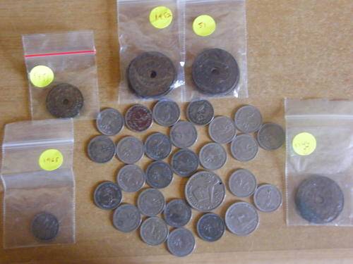 A LOT OF 38 RHODESIA,SOUTHERN RHODESIA AND RHODESIA AND NYASA LAND COINS.