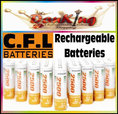 AA Rechargeable Ni-MH Batteries - High Capacity
