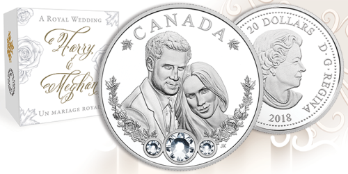 2018 $20 The Royal Wedding HRH Prince Harry & Ms Markle Silver Coin
