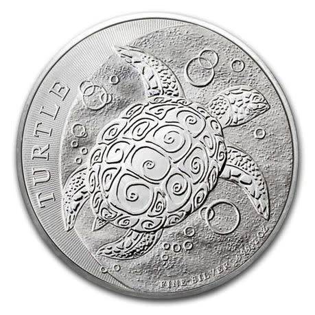 2021 1 Oz Niue Turtles Silver Bullion