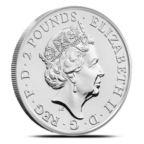 1 Oz 2016 British Lunar Year of the Monkey Silver Coin