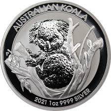2021 1 Oz Australian Koala Silver