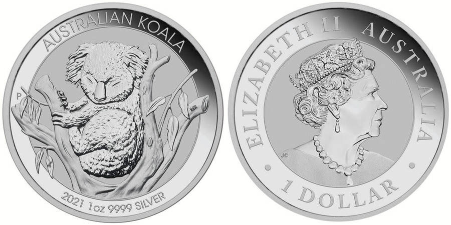 2021 1 Oz Australian Koala Silver