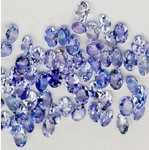 2ct Tanzanite Rounds 1.5mm-2mm Ap- 50 peices in Lot
