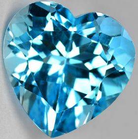 Top Topaz 1.99ct  Heart  Cut  AA Grade 7mm