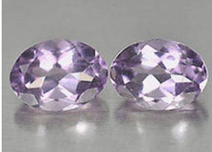 A Grade Amethyst Pair 11.93 ct 15mmx11mm