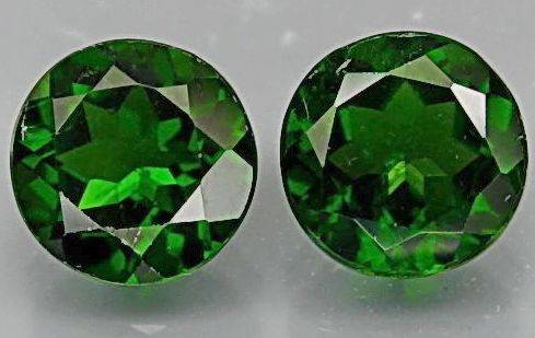 AAA Chrome Diopside 1.07 ct Pair 5mmx3mm