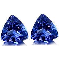 AA Grade Tanzanite Trillion Pair 1.25ct  5mm