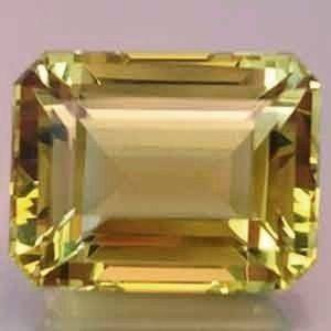 Certfied 4.75 Ct AA Grade Lemon Quartz  Emerald