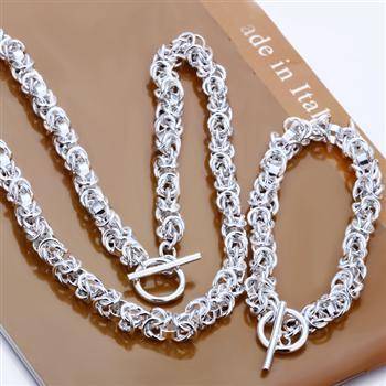 NECKLACE AND BRACELET SILVER 925 STAMPED ... ONCE IN A LIFETIME BARGAIN - NEVER EVER BEFORE!!!!!