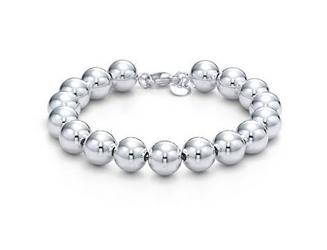 SUPER SPECIAL FOR TODAY ! 925 sterling silver jewelry TIFFANY Bracelet WITH silver balls!!!!!!!!!!