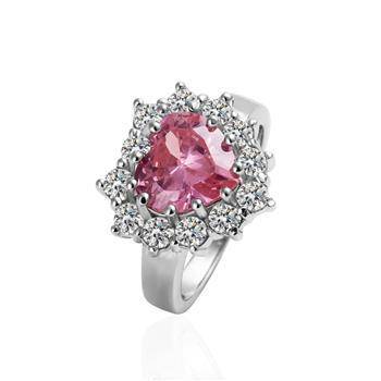 STUNNING PINK!!!!- THIS IS THE MOST BEAUTIFUL RING AND A MUST! LOOK AT THIS RING!!!!