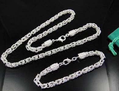 NEW!! STERLING SILVER 925 STAMPED SILVER- NECKLACE AND BRACELET - NEVER BEFORE ON R1 AUCTION!