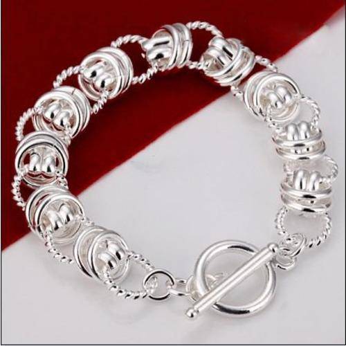 NEW STOCK... PLEASE LOOK!! IMPRESSIVE SILVER LINK BRACELET STAMPED 925--  NEVER BEFORE FOR R1-00!!!!