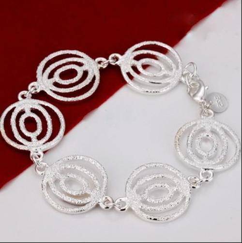NEW STOCK... PLEASE LOOK!! IMPRESSIVE SILVER LINK BRACELET STAMPED 925--  NEVER BEFORE FOR R1-00!!!!