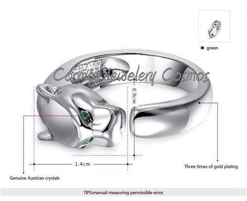 IMPRESSIVE genuine Australian green eye leopard ring ADD OPTIONAL EARRINGS. earrings FREE SHIPPING.