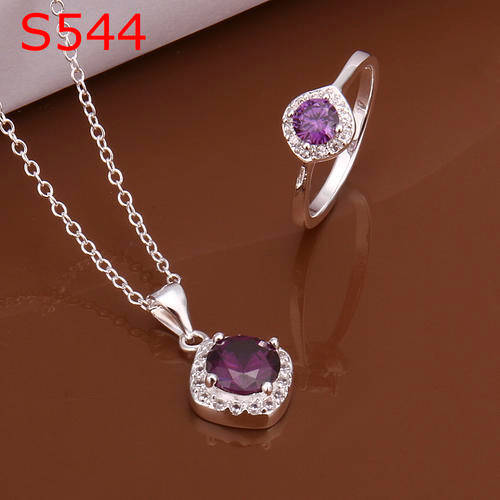 BEST OFFER! - IMPRESSIVE BEAUTIFUL SILVER RING AND NECKLACE SET- FIRST TIME EVER ON R1.00 AUCTION!