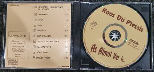 Koos Du Plessis - As Almal Ver Is...