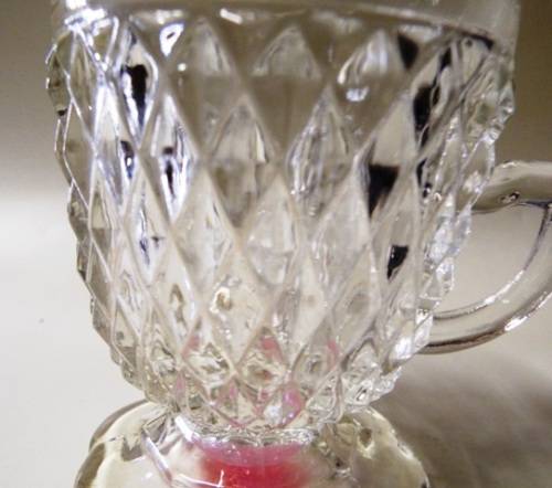 STUNNING CUT GLASS MILK JUG