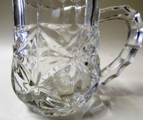 STUNNING CUT GLASS MILK JUG