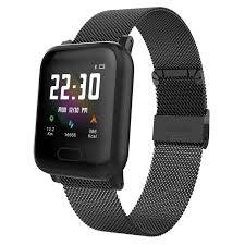Smart Watch. K8 1..3'' IPS Color Touch Screen IP67 Waterproof, Heart Rate Monitor Black/ Silver
