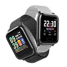 Smart Watch. K8 1..3'' IPS Color Touch Screen IP67 Waterproof, Heart Rate Monitor Black/ Silver