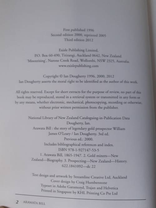 Arawata Bill ~ Ian Dougherty