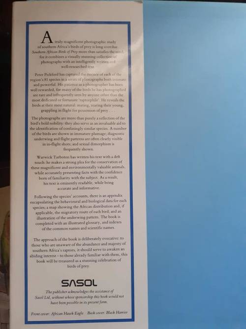 Southern African Birds of Prey ~ Pickford / Tarboton