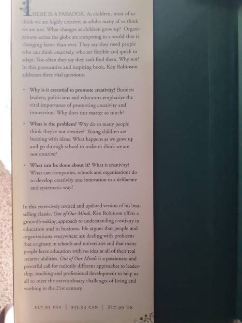 Out Of Our Minds ~ Ken Robinson