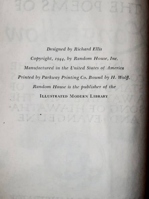 The Poems of Longfellow ~ Longfellow