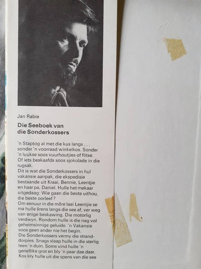 Die Seeboek van die Sonderkossers ~ Jan Rabie