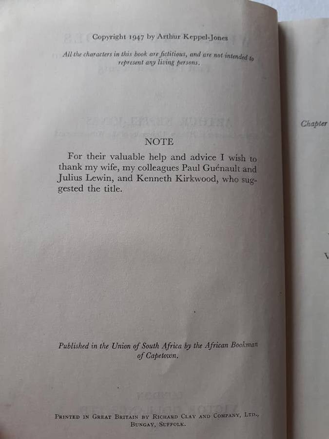 When Smuts Goes ~ Arthur Keppel-Jones