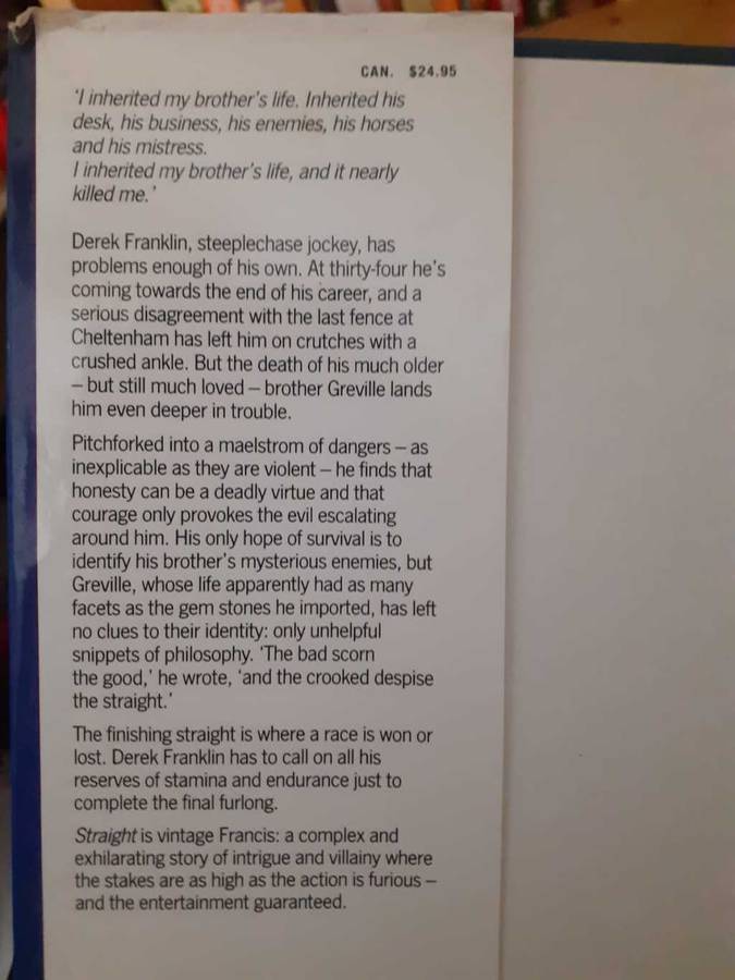 Straight ~ Dick Francis
