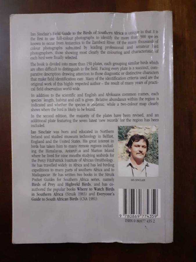 Field Guide to the Birds of Southern Africa ~ Ian Sinclair