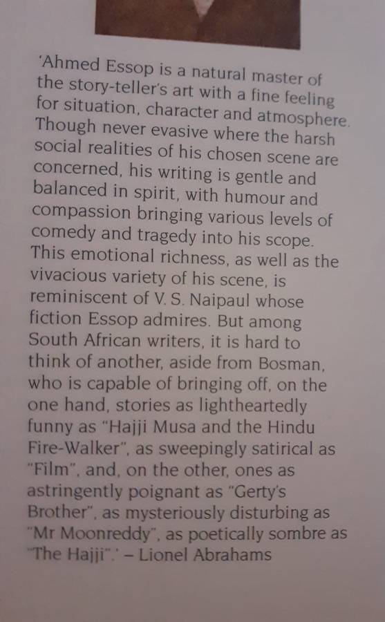 The Hajji and other stories ~ Ahmed Essop