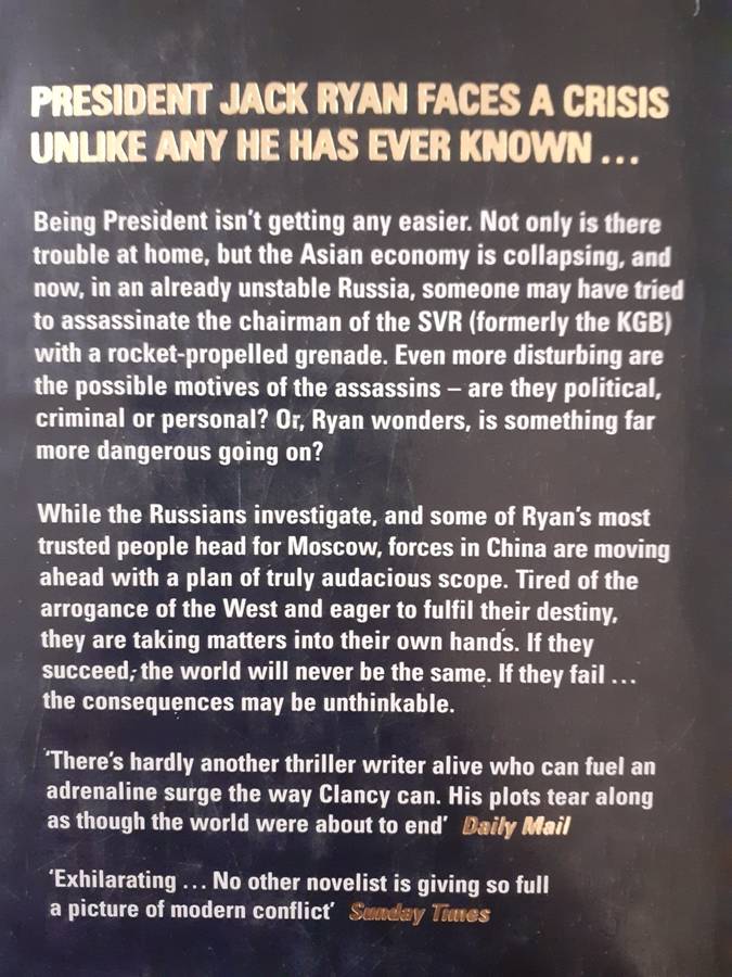 Two novels by Tom Clancy - The Bear and the Dragon / Red Rabbit