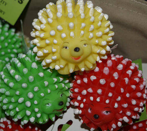 Dog chew toys hedge hog