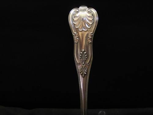 LARGE SIVER SOUP LADLE (SEE BELOW)