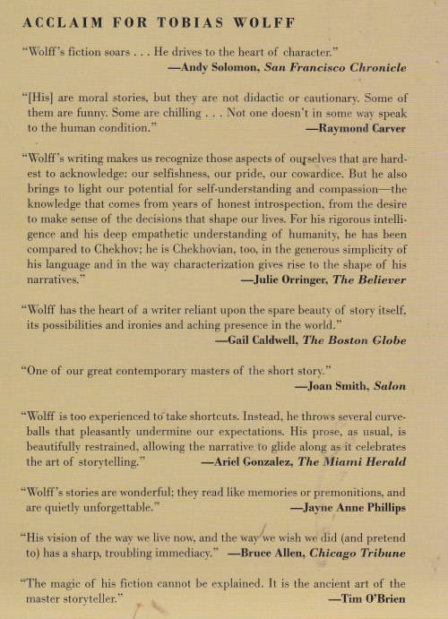 OUR STORY BEGINS (TOBIAS WOLFF). -  HARD COVER.