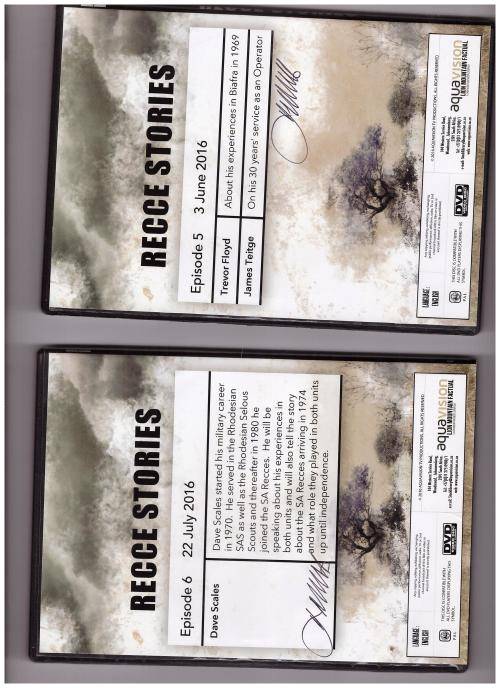 RECCE STORIES, 6 VOLUMES, GETEKEN