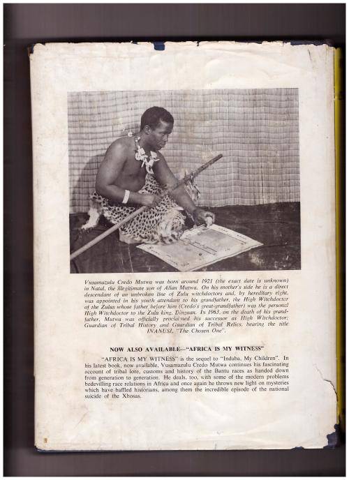 INDABA, MY CHILDREN BY CREDO MUTWA