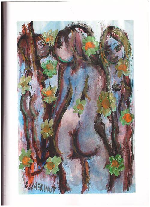 BLOMME SONDER GROND DEUR FRANS CLAERHOUT, 1 STE UITG, SKAARS